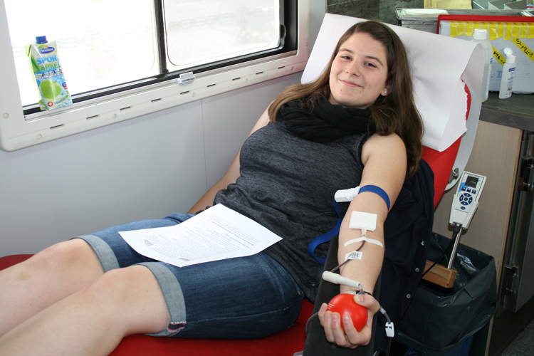 Erfreulich viele Blutspender im Landratsamt Eichstätt
