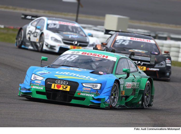 ​Edoardo Mortara holt Platz zwei für Audi