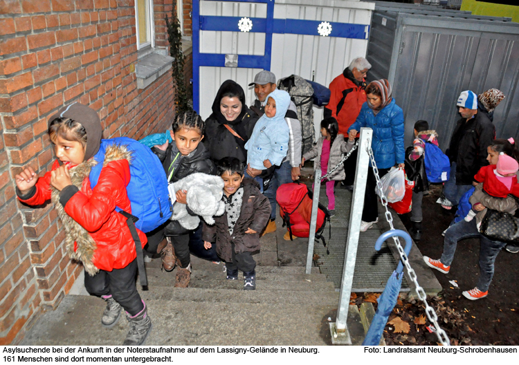 Weitere Flüchtlinge in Neuburg