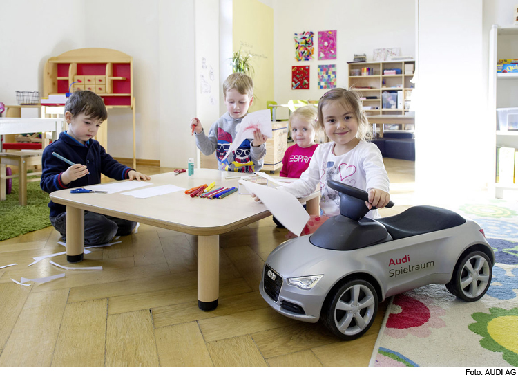 Audi unterstützt Ausbau der „kinderQuelle“
