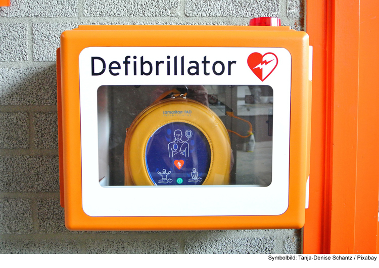 Defibrillator-Batterie gestohlen