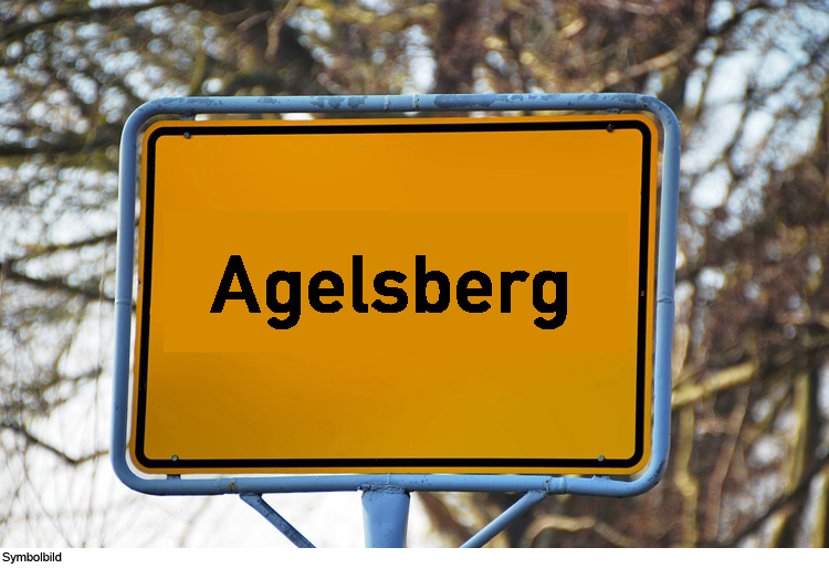 Ortsschild von Agelsberg gestohlen