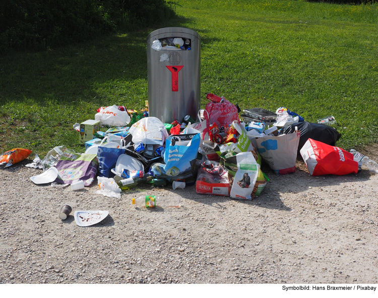 Polizei ermittelt: Müllentsorgung am Kinderspielplatz
