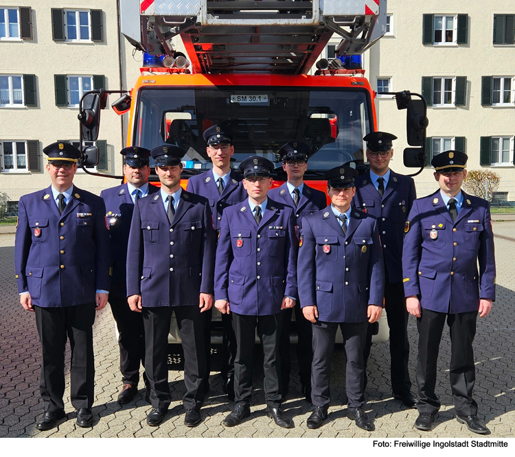 Dienstversammlung der Feuerwehrleute Ingolstadt-Stadtmitte
