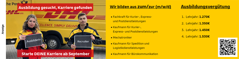 Deutsche Post / DHL sucht Azubis