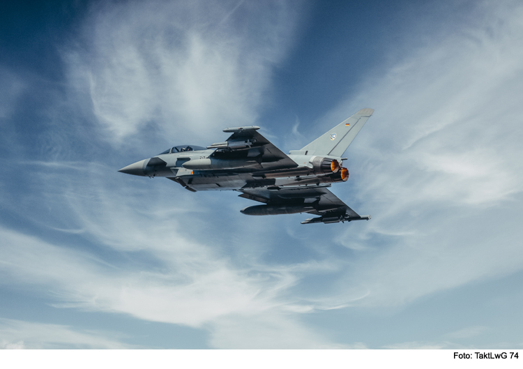 Nachts steigen Eurofighter auf